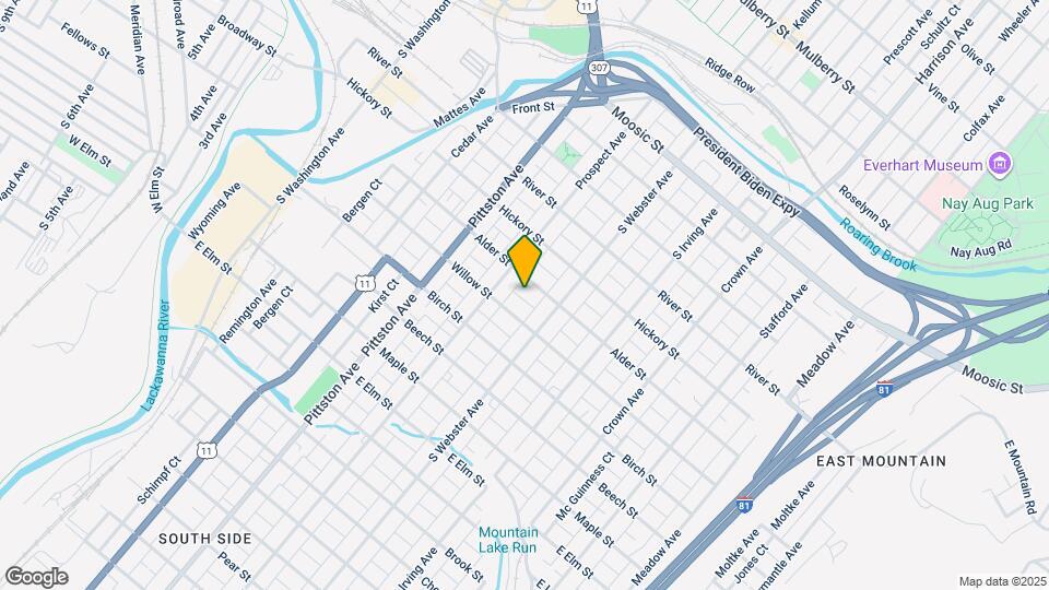 622 Alder St Mapa y Detalles de la Ubicación