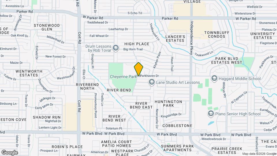 3532 Parkhaven Dr Map and Location Details