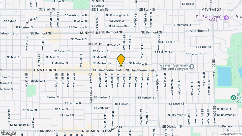 4325-4337 SE Hawthorne Blvd Mapa y Detalles de la Ubicación