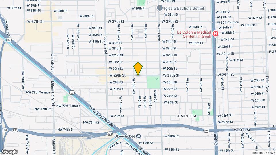 980 W 29th St Map and Location Details