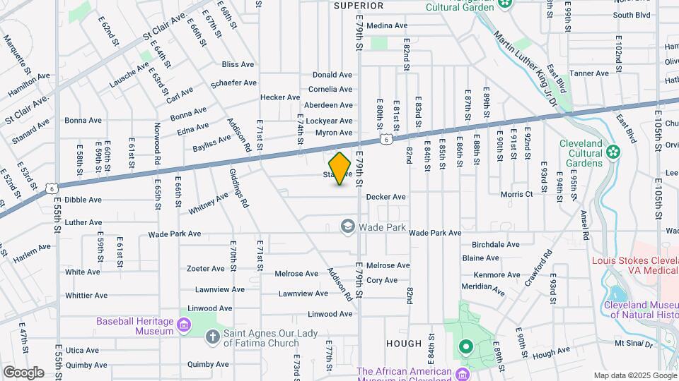 7903 Decker Ave Map and Location Details