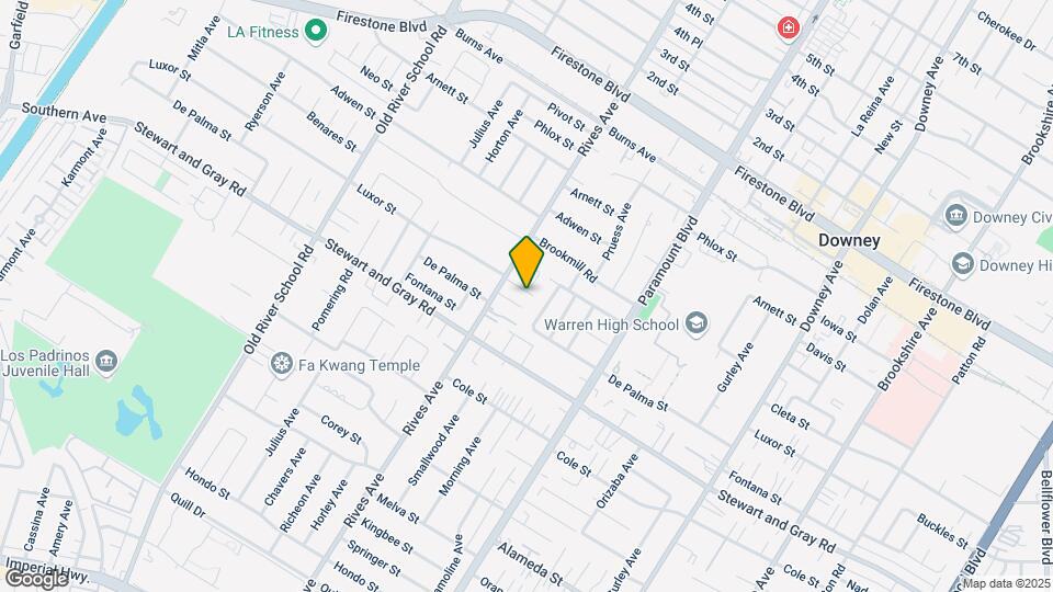 11744 Rives Ave Map and Location Details