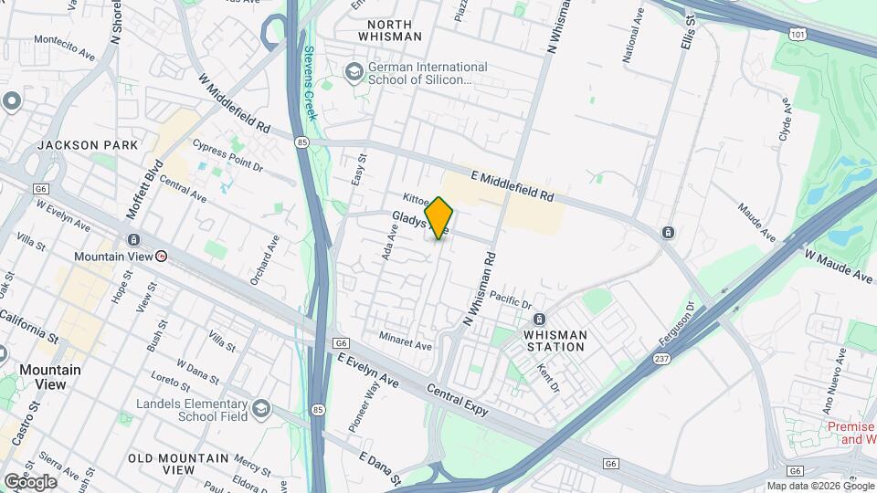 163 Gladys Ave Map and Location Details