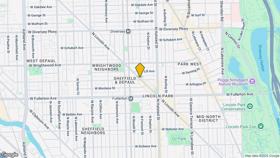 900 W Altgeld St Map and Location Details