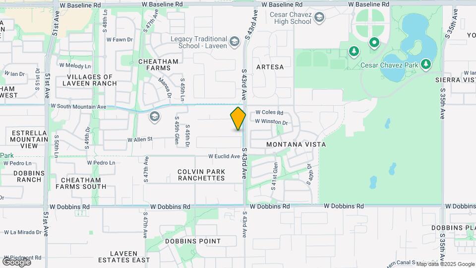 4312 W Allen St Mapa y Detalles de la Ubicación