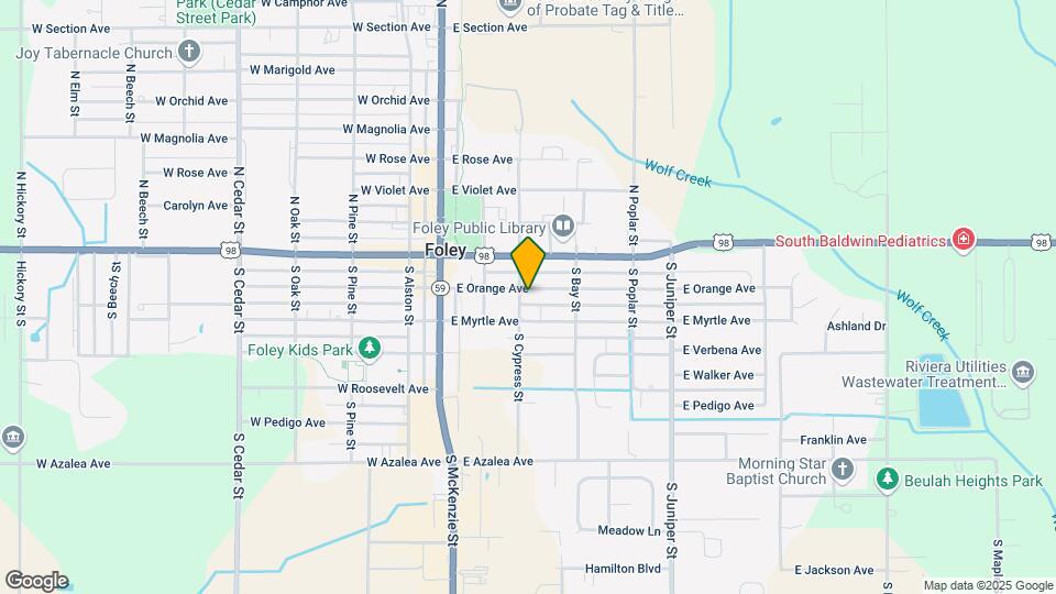 201 S Cypress St Map and Location Details