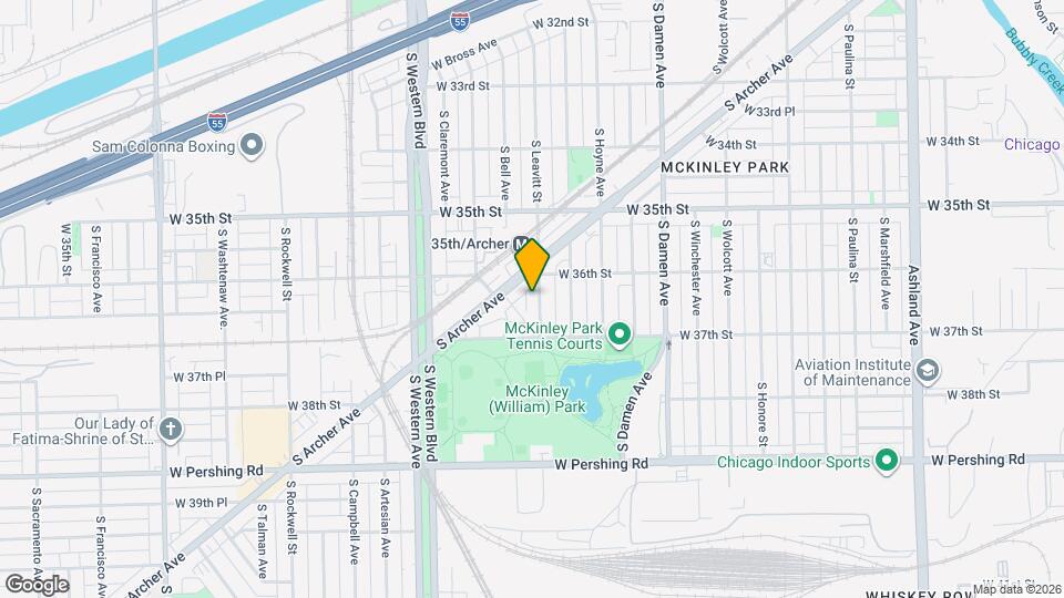 3630 S Leavitt St, Unit #2 Map and Location Details