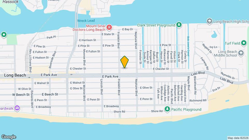 520 E Chester St, Unit 1st fl Map and Location Details