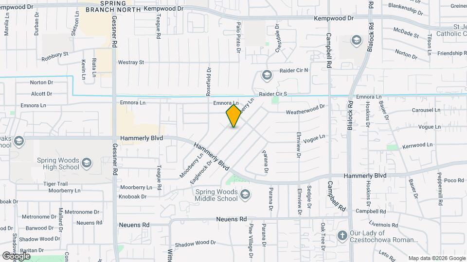 2315 Eaglerock Dr Map and Location Details