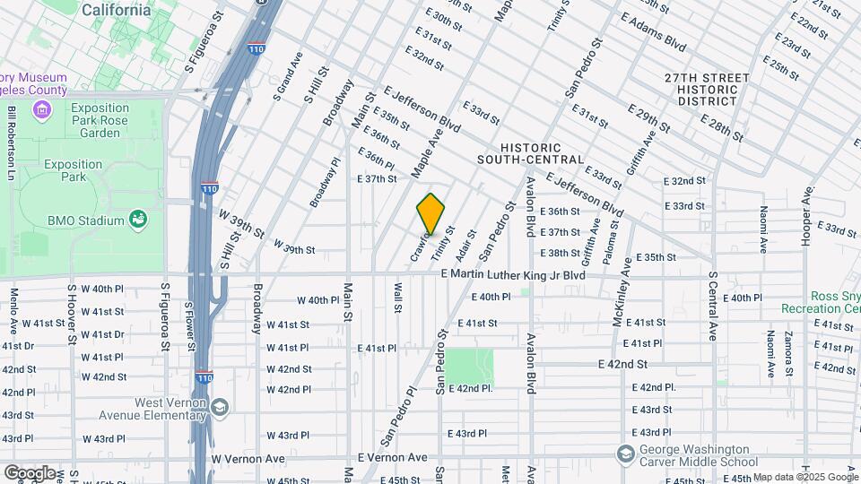 269 E 38th St Map and Location Details