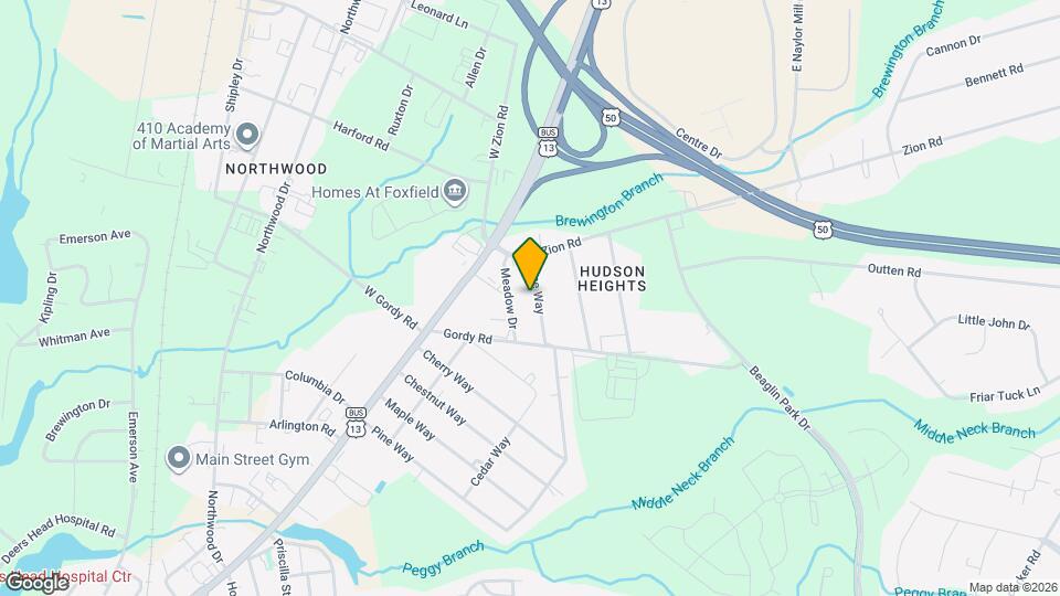 2308 Pine Way Map and Location Details