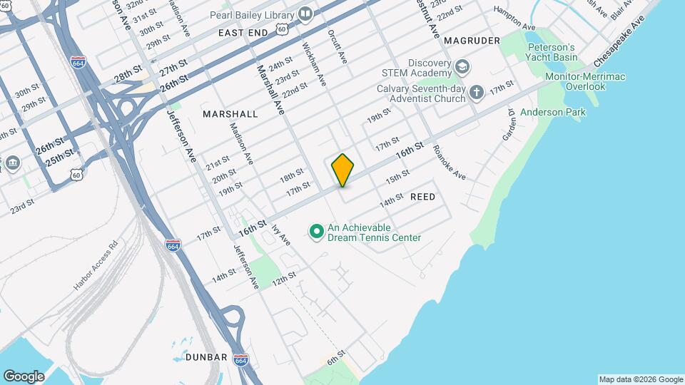 1512 Rolfe Pl Mapa y Detalles de la Ubicación