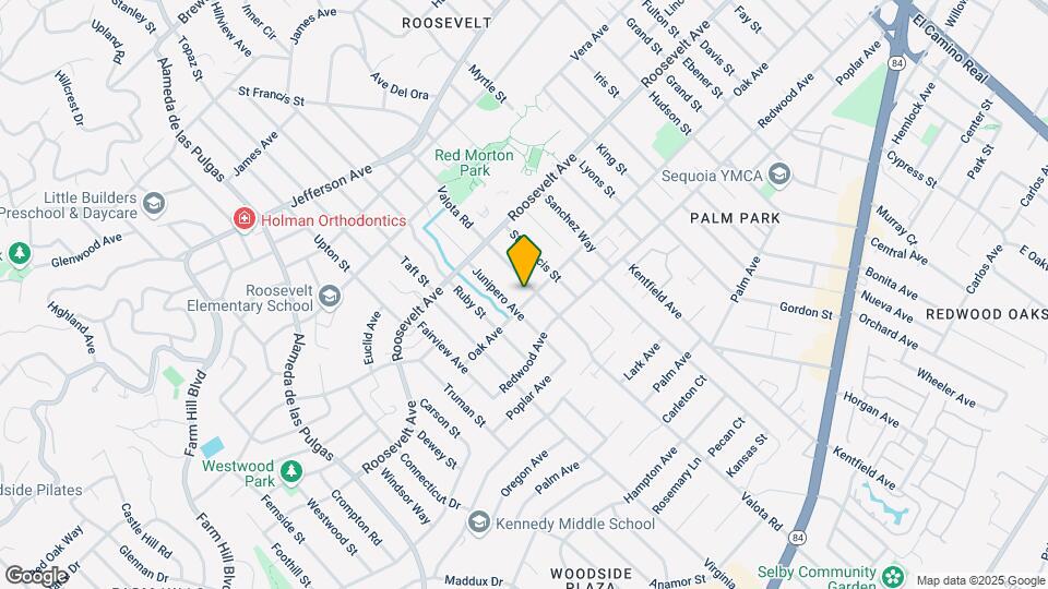 1710 Oak Ave Mapa y Detalles de la Ubicación