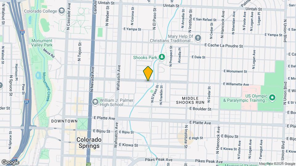 637 E Willamette Ave-Unit -Unit 3 Map and Location Details