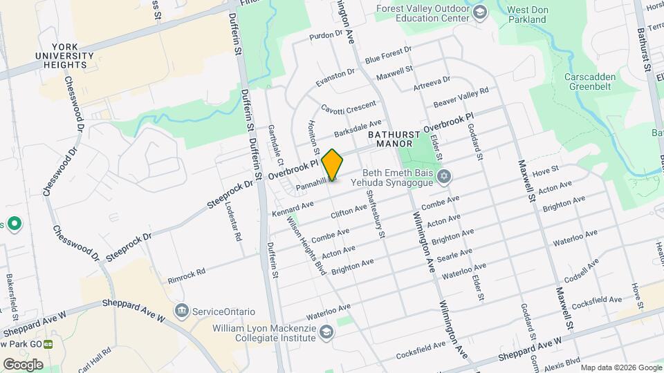 171 Honiton St Map and Location Details