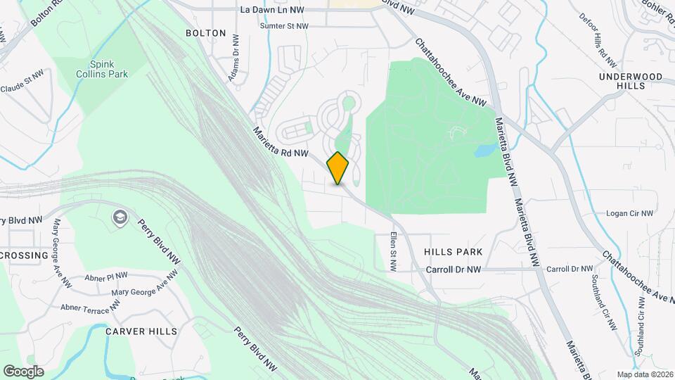 1849 Spring Ave NW Map and Location Details