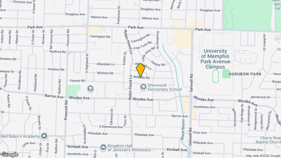 3723 Wilshire Rd Map and Location Details