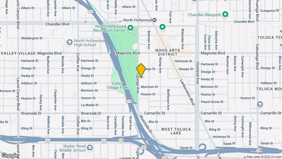 5030 Tujunga Ave Map and Location Details