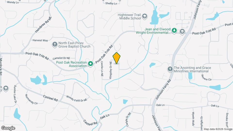2506 Kingsley Dr NE Map and Location Details