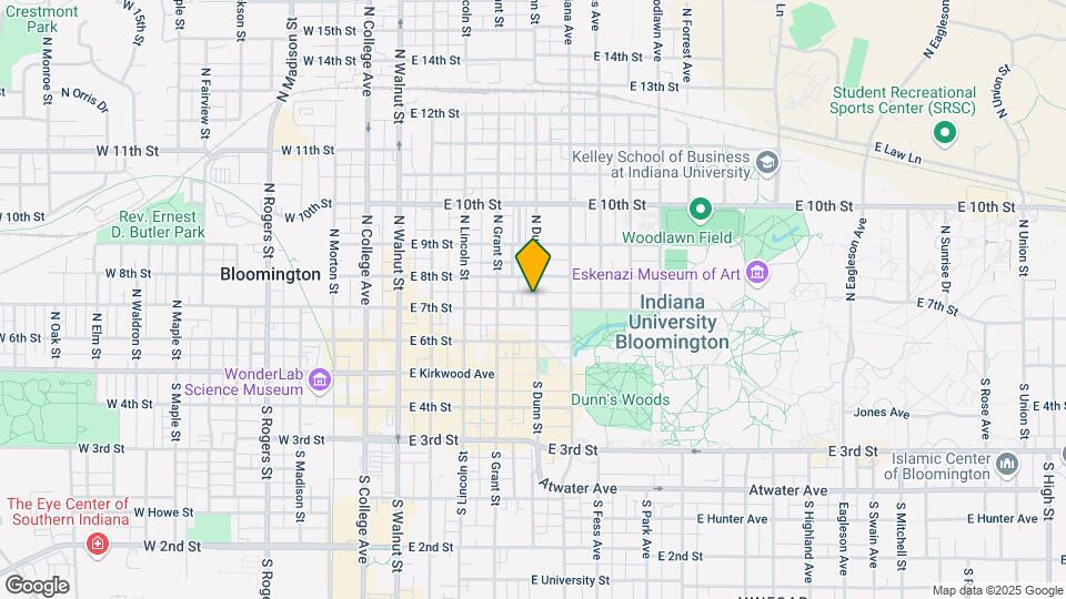 305 N Dunn St, Unit 6 Map and Location Details