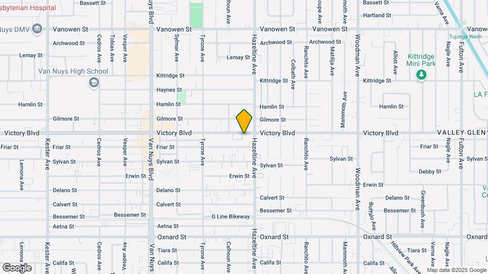 14124 Victory Blvd Map and Location Details