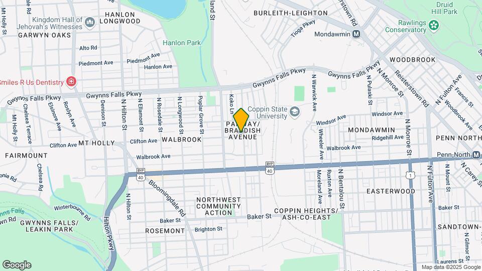 2100 Ashburton St Map and Location Details
