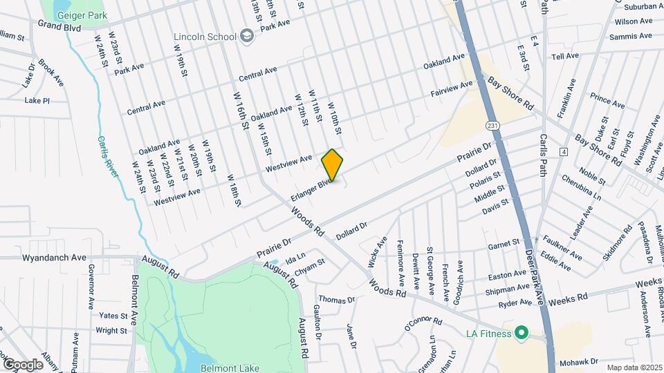 122 Erlanger Blvd Map and Location Details