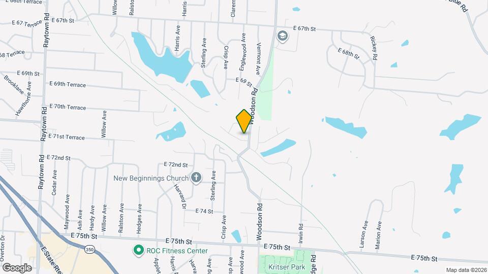 11418 E 71 St Map and Location Details