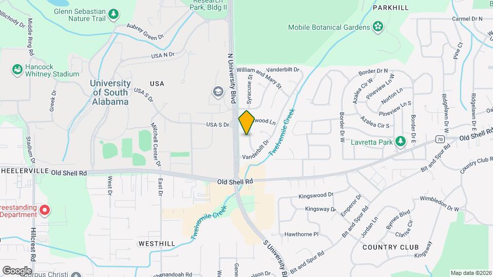 121 Glen Oaks Rd Map and Location Details
