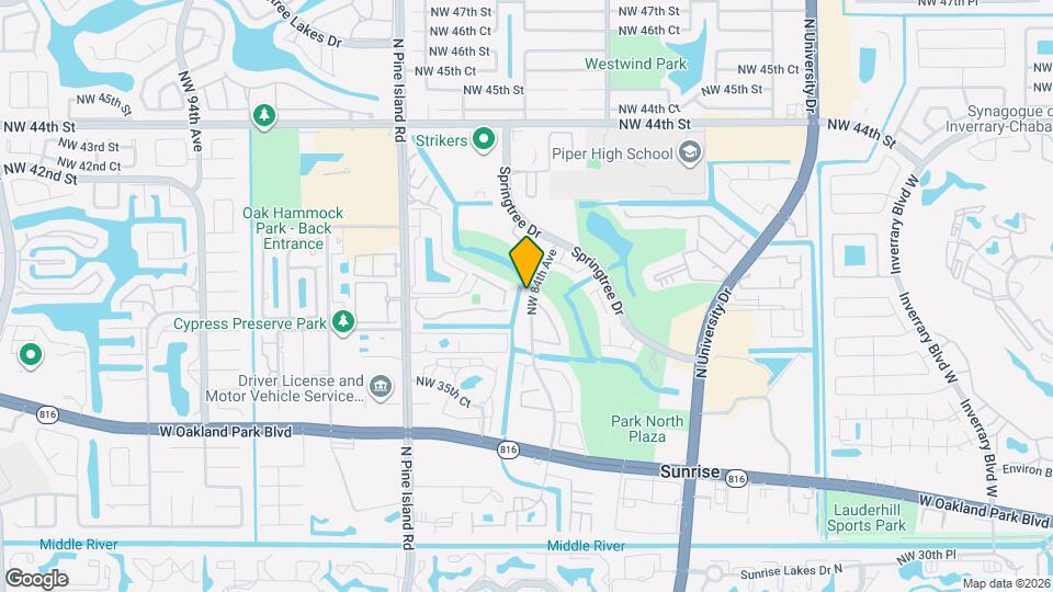 3851 NW 84th Ave Map and Location Details