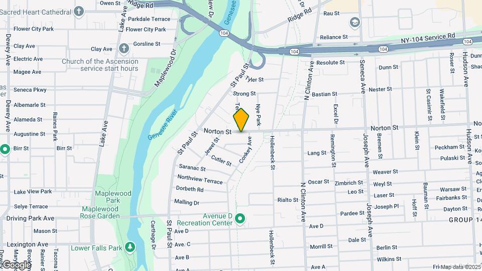 183 Norton St, Unit #1 - DOWNSTAIRS Map and Location Details