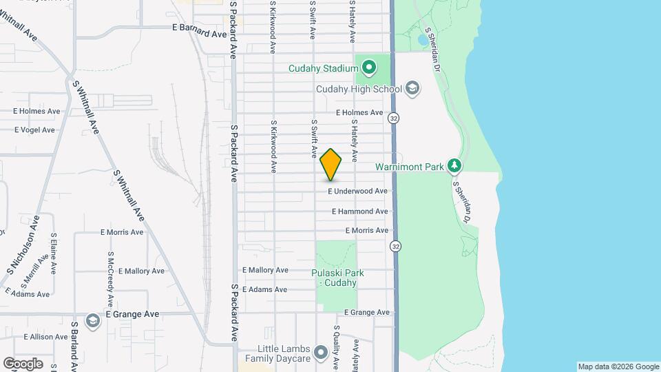3828 E Underwood Ave, Unit duplex, second floor duplex, second floor Map and Location Details