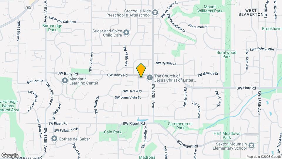 7400 SW 172nd Ave Map and Location Details