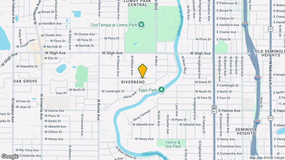 922 W Knollwood St Map and Location Details