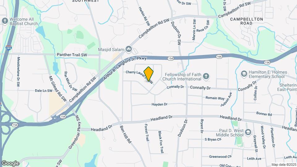 2712 Cherry Laurel Ln SW Map and Location Details