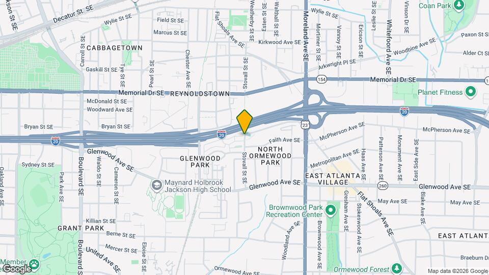 Glenwood East Mapa y Detalles de la Ubicación