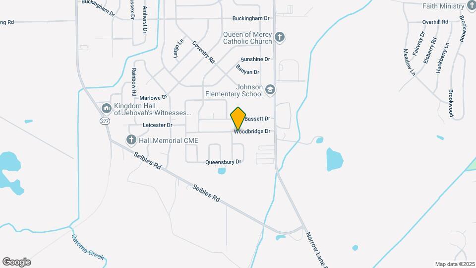 1206 Woodbridge Dr Map and Location Details