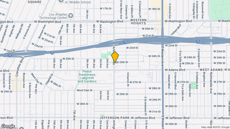 2500 Arlington Ave Map and Location Details