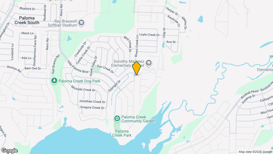 1309 Rivers Creek Ln Map and Location Details