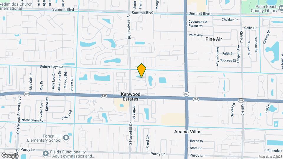 4891 Palm Hill Dr, Unit 1610 Map and Location Details