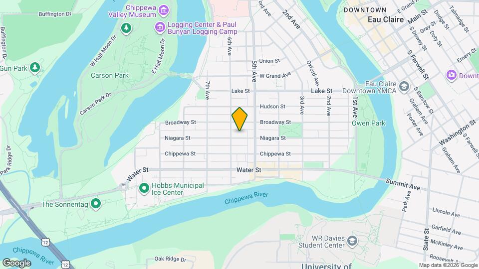 528 Niagara St, Unit 528 Mapa y Detalles de la Ubicación