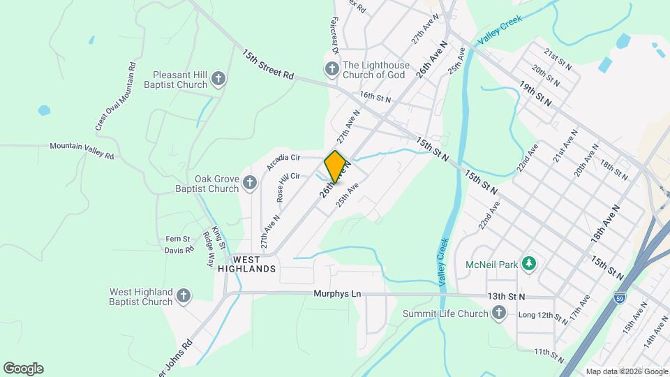 1131 26th Ave N Map and Location Details