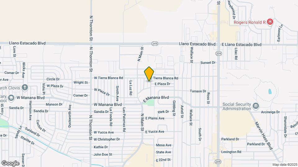 208 Acoma Dr Map and Location Details