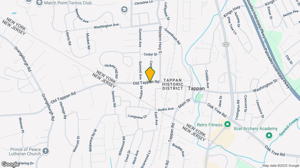 131 Old Tappan Rd Map and Location Details