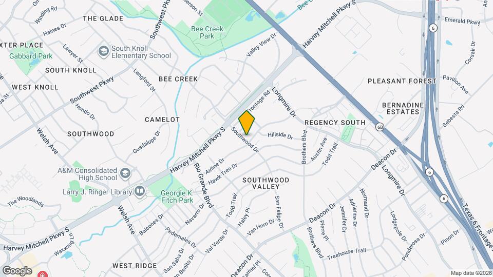 1401 Airline Dr Map and Location Details