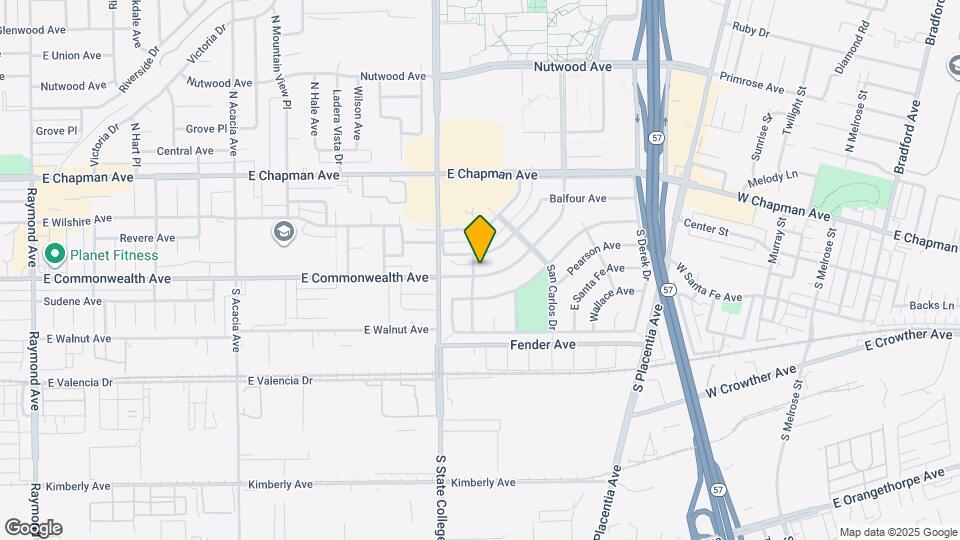 2431 E Commonwealth Ave Map and Location Details