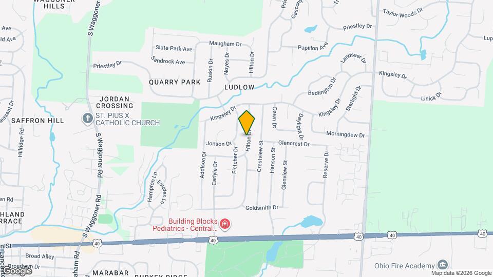 1177 Hilton Dr Map and Location Details