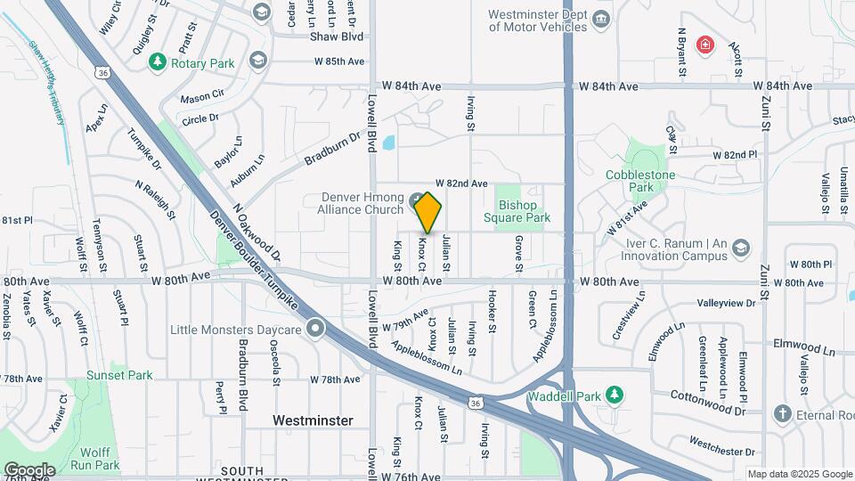 8080 Knox Ct Map and Location Details