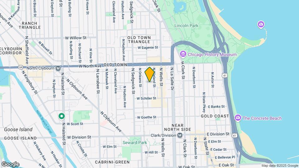 1449 N North Park Ave Map and Location Details