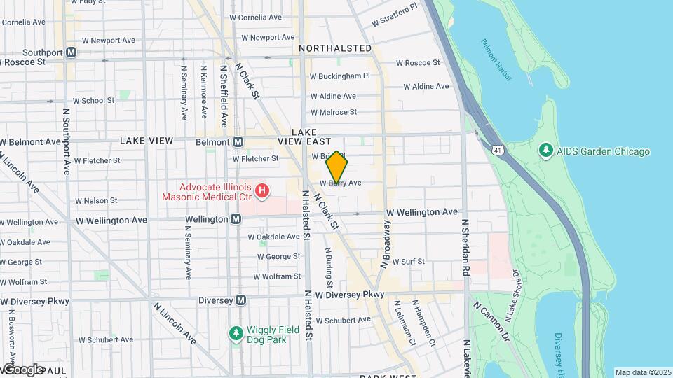 709 W Barry Ave Mapa y Detalles de la Ubicación